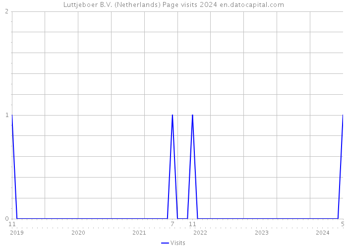 Luttjeboer B.V. (Netherlands) Page visits 2024 