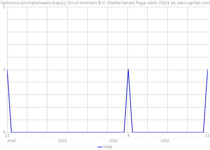 Varkensexploitatiemaatschappij Groot Ammers B.V. (Netherlands) Page visits 2024 