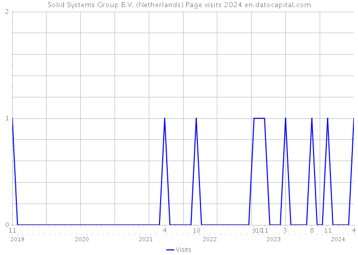Solid Systems Group B.V. (Netherlands) Page visits 2024 