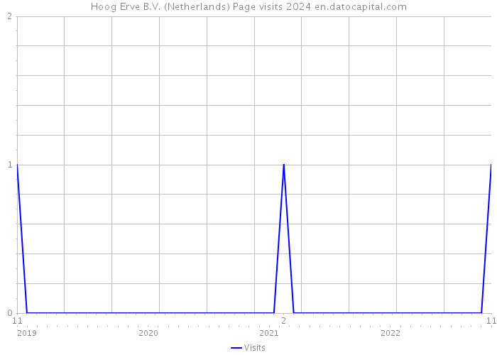 Hoog Erve B.V. (Netherlands) Page visits 2024 