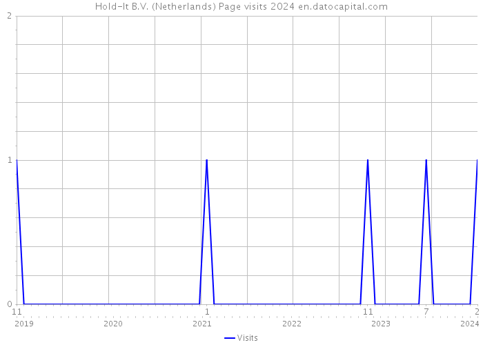 Hold-It B.V. (Netherlands) Page visits 2024 
