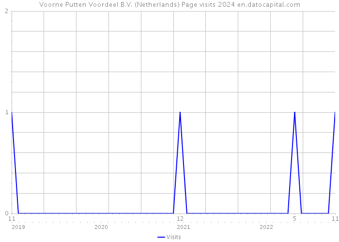 Voorne Putten Voordeel B.V. (Netherlands) Page visits 2024 