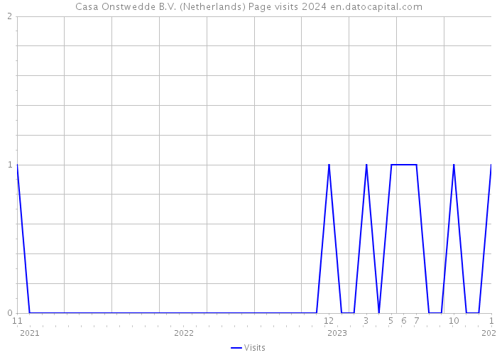 Casa Onstwedde B.V. (Netherlands) Page visits 2024 