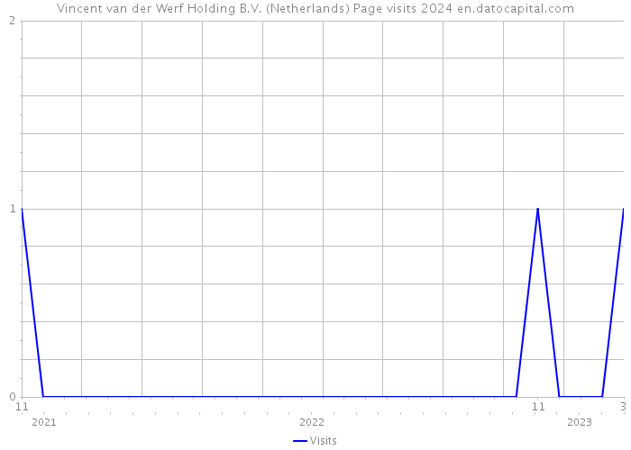 Vincent van der Werf Holding B.V. (Netherlands) Page visits 2024 