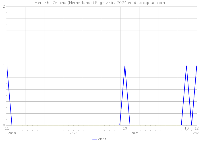 Menashe Zelicha (Netherlands) Page visits 2024 