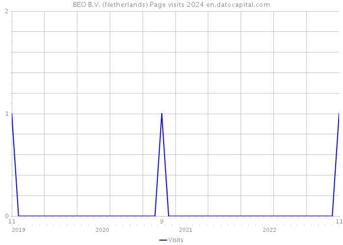 BEO B.V. (Netherlands) Page visits 2024 
