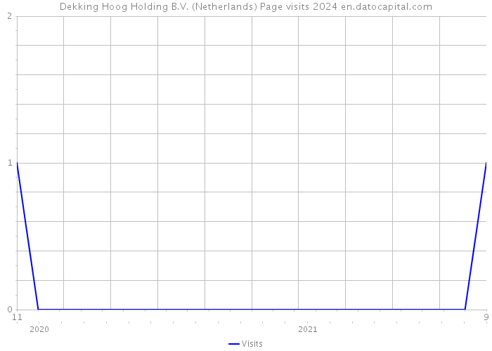 Dekking Hoog Holding B.V. (Netherlands) Page visits 2024 