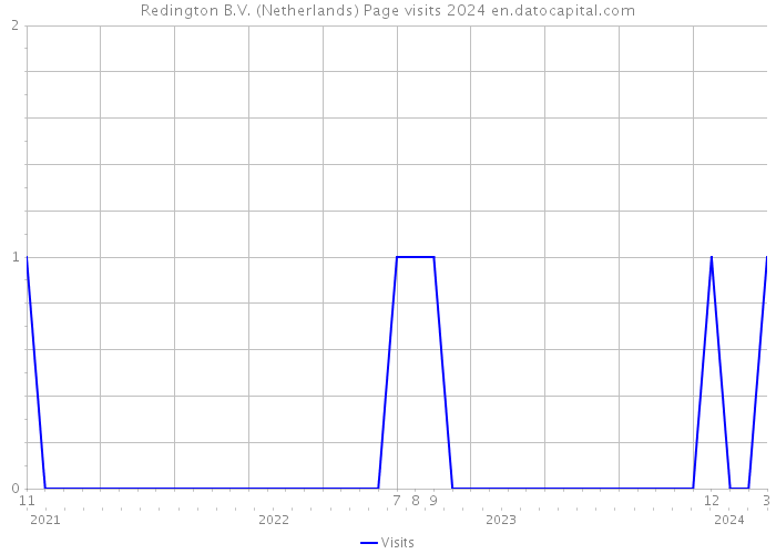 Redington B.V. (Netherlands) Page visits 2024 