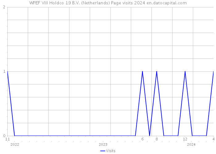 WPEF VIII Holdco 19 B.V. (Netherlands) Page visits 2024 