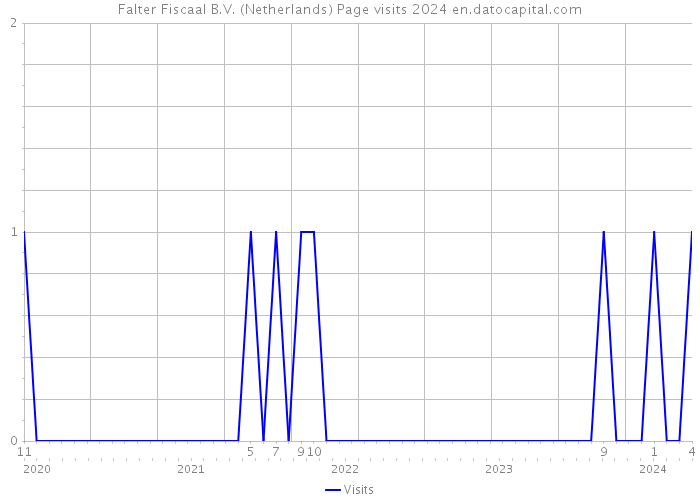 Falter Fiscaal B.V. (Netherlands) Page visits 2024 