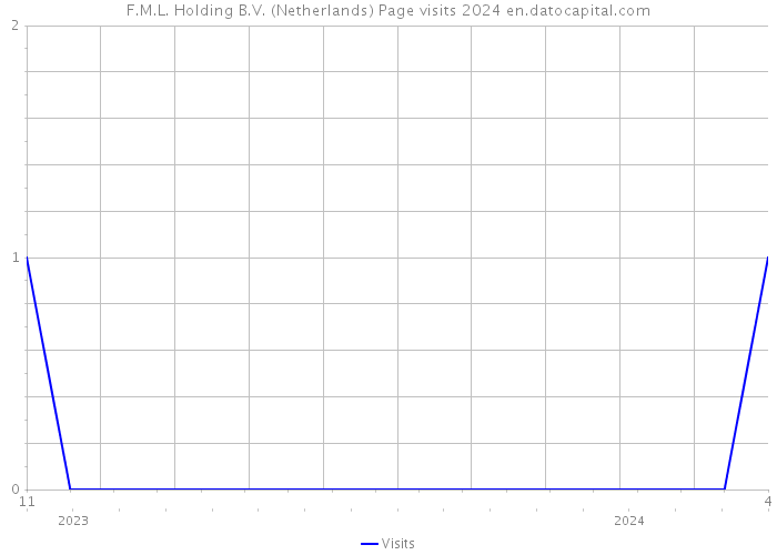 F.M.L. Holding B.V. (Netherlands) Page visits 2024 