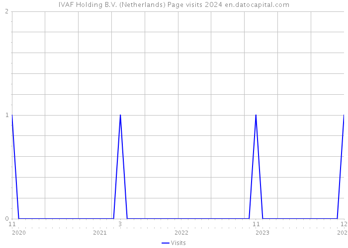IVAF Holding B.V. (Netherlands) Page visits 2024 