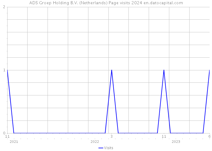 ADS Groep Holding B.V. (Netherlands) Page visits 2024 