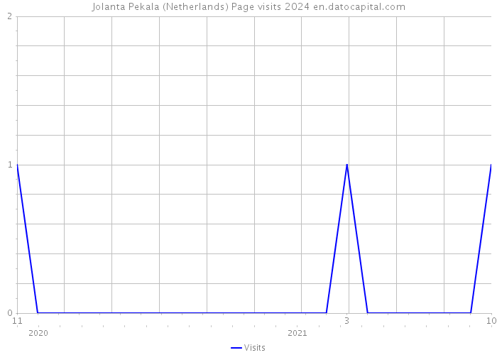 Jolanta Pekala (Netherlands) Page visits 2024 