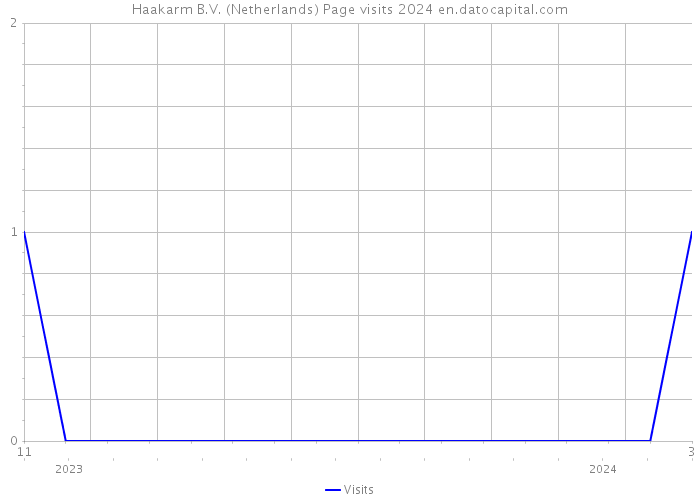 Haakarm B.V. (Netherlands) Page visits 2024 