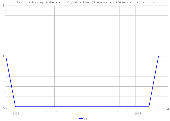 Te-Bi Bestratingsmaterialen B.V. (Netherlands) Page visits 2024 