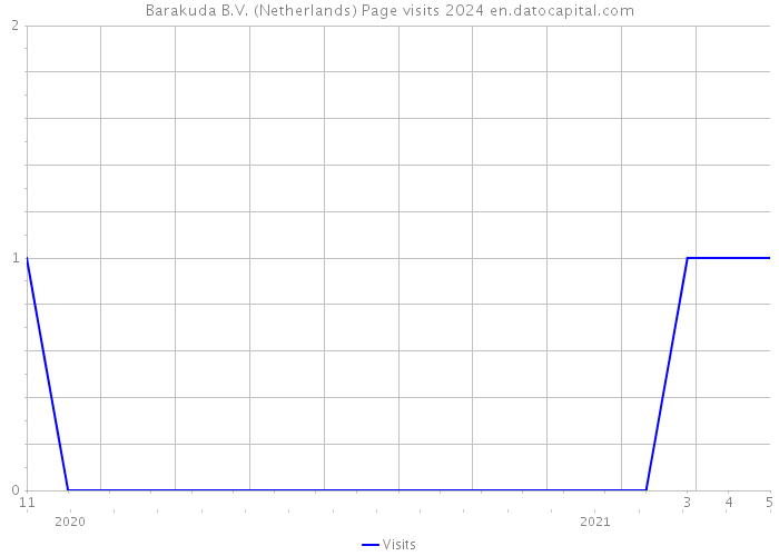 Barakuda B.V. (Netherlands) Page visits 2024 
