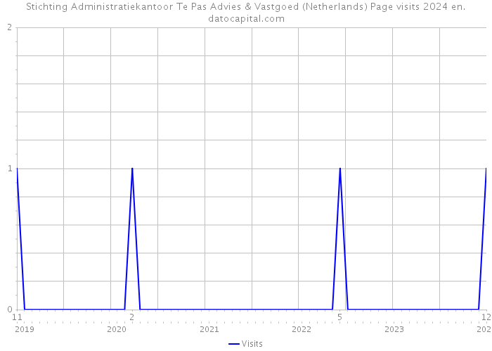 Stichting Administratiekantoor Te Pas Advies & Vastgoed (Netherlands) Page visits 2024 