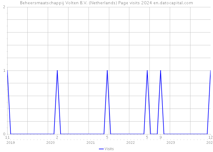 Beheersmaatschappij Volten B.V. (Netherlands) Page visits 2024 