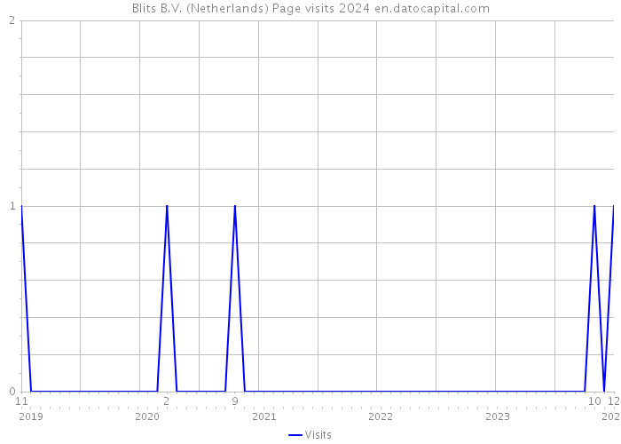 Blits B.V. (Netherlands) Page visits 2024 