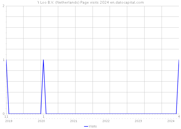 't Loo B.V. (Netherlands) Page visits 2024 
