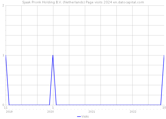 Sjaak Pronk Holding B.V. (Netherlands) Page visits 2024 