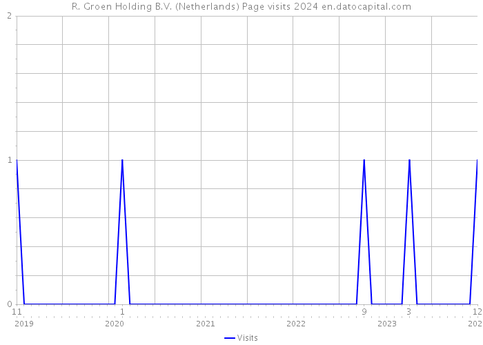 R. Groen Holding B.V. (Netherlands) Page visits 2024 
