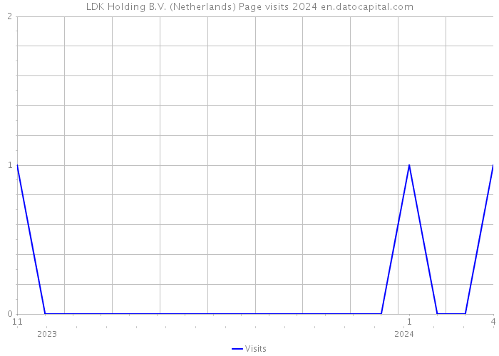 LDK Holding B.V. (Netherlands) Page visits 2024 