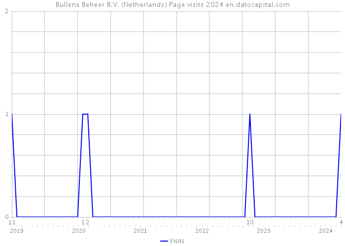 Bullens Beheer B.V. (Netherlands) Page visits 2024 