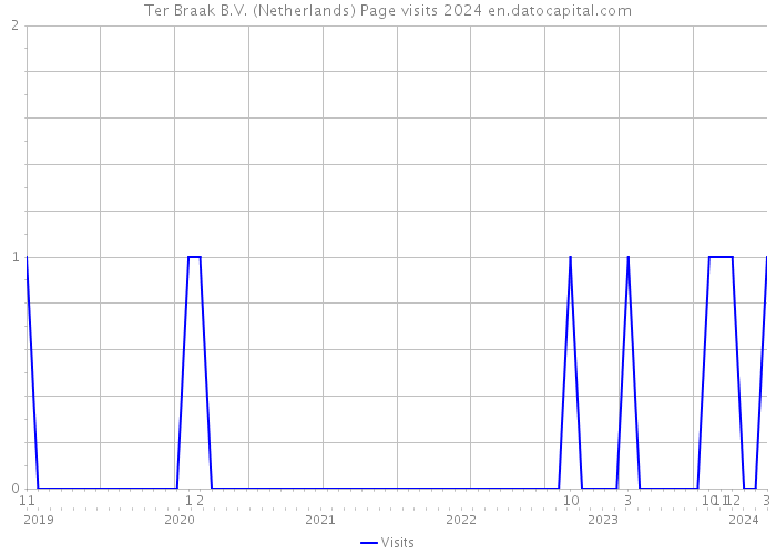 Ter Braak B.V. (Netherlands) Page visits 2024 