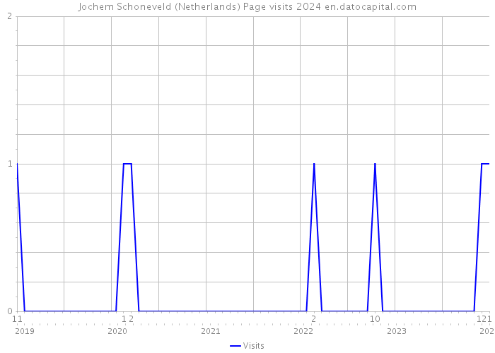 Jochem Schoneveld (Netherlands) Page visits 2024 