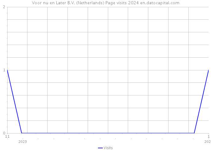 Voor nu en Later B.V. (Netherlands) Page visits 2024 