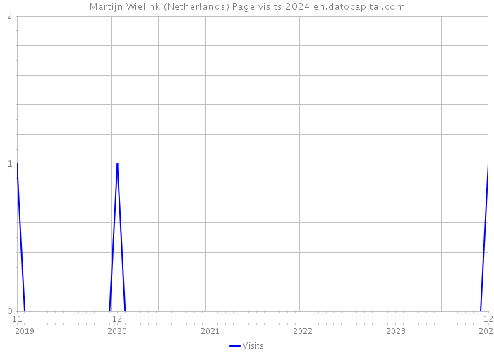 Martijn Wielink (Netherlands) Page visits 2024 
