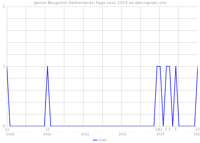 Jannes Beugelink (Netherlands) Page visits 2024 