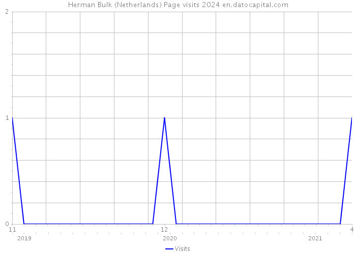 Herman Bulk (Netherlands) Page visits 2024 
