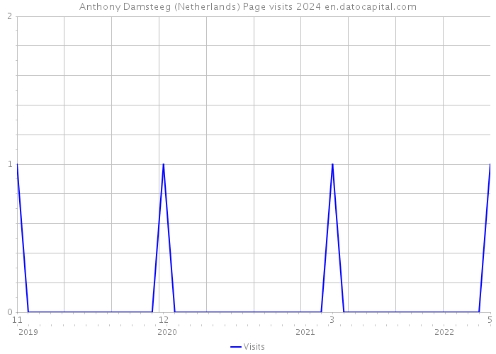 Anthony Damsteeg (Netherlands) Page visits 2024 