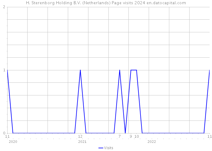 H. Sterenborg Holding B.V. (Netherlands) Page visits 2024 