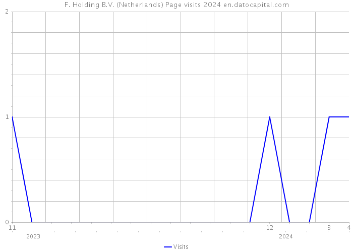 F. Holding B.V. (Netherlands) Page visits 2024 