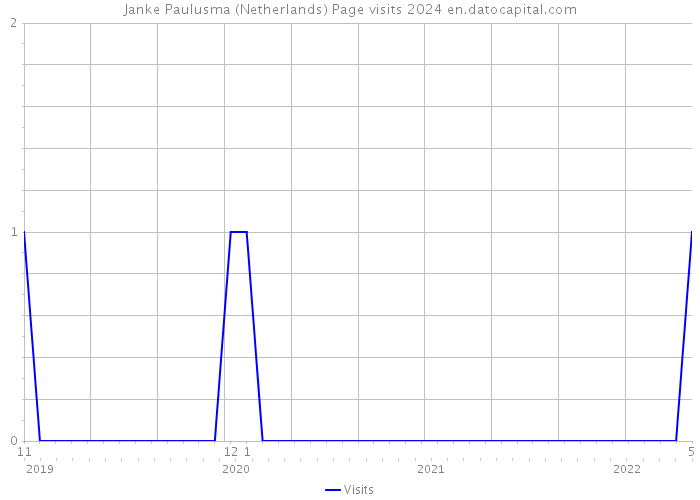 Janke Paulusma (Netherlands) Page visits 2024 