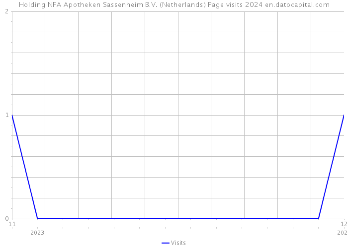 Holding NFA Apotheken Sassenheim B.V. (Netherlands) Page visits 2024 