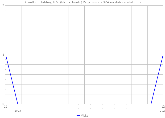 Kruidhof Holding B.V. (Netherlands) Page visits 2024 