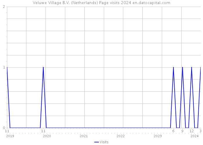Veluwe Village B.V. (Netherlands) Page visits 2024 