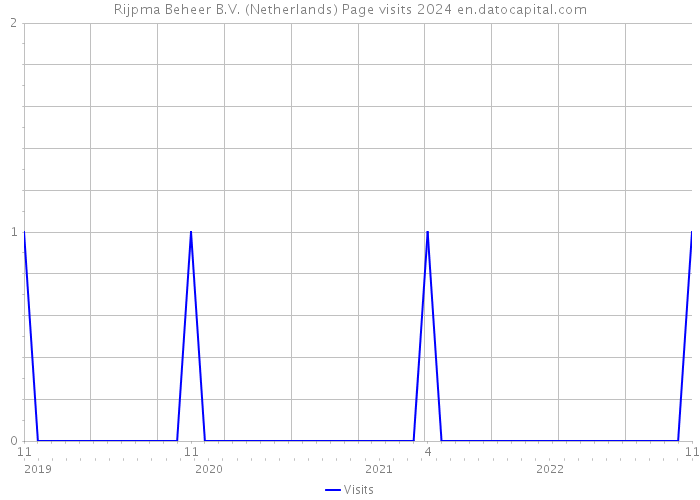 Rijpma Beheer B.V. (Netherlands) Page visits 2024 