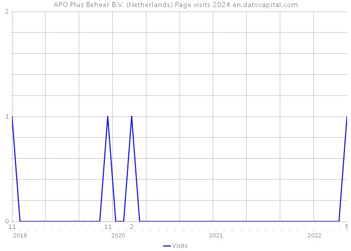 APO Plus Beheer B.V. (Netherlands) Page visits 2024 