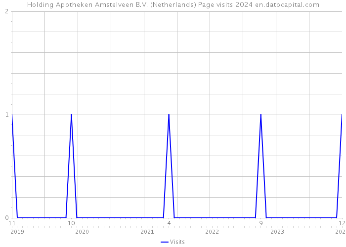 Holding Apotheken Amstelveen B.V. (Netherlands) Page visits 2024 