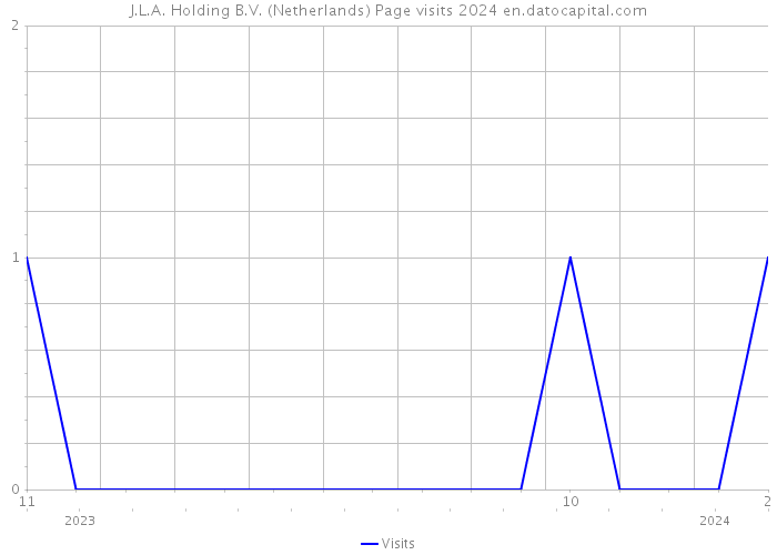J.L.A. Holding B.V. (Netherlands) Page visits 2024 