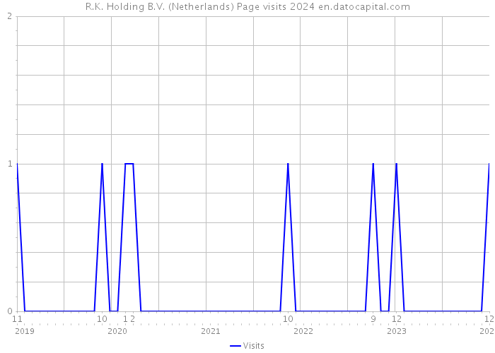 R.K. Holding B.V. (Netherlands) Page visits 2024 