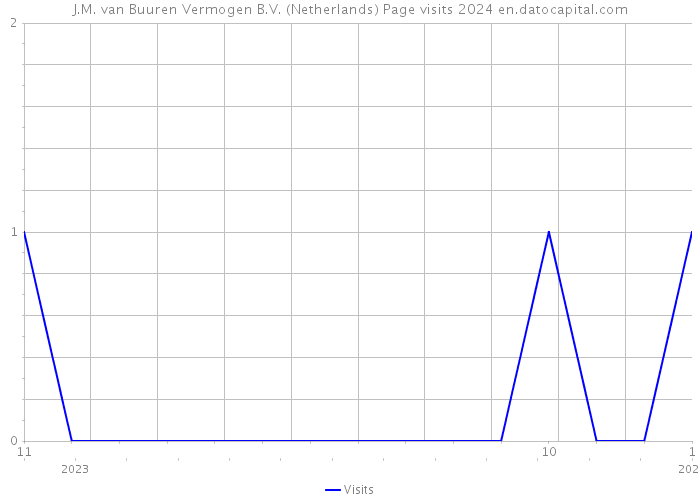 J.M. van Buuren Vermogen B.V. (Netherlands) Page visits 2024 