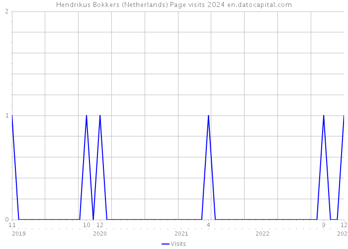 Hendrikus Bokkers (Netherlands) Page visits 2024 