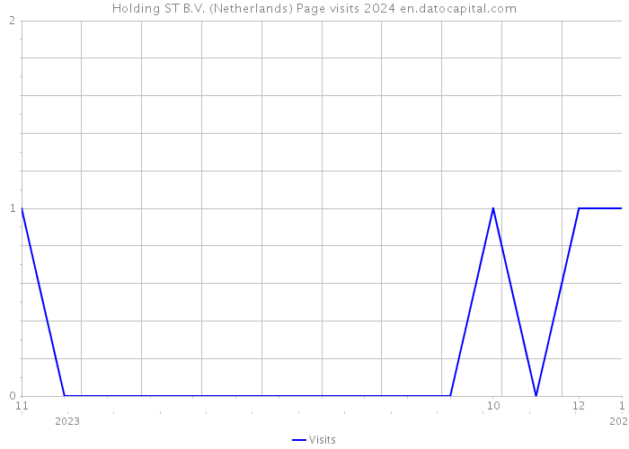 Holding ST B.V. (Netherlands) Page visits 2024 